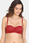 Zivame Beautiful Basics Padded Wired 3/4th Coverage Strapless Bra - Sundried Tomato — thumbnail 6